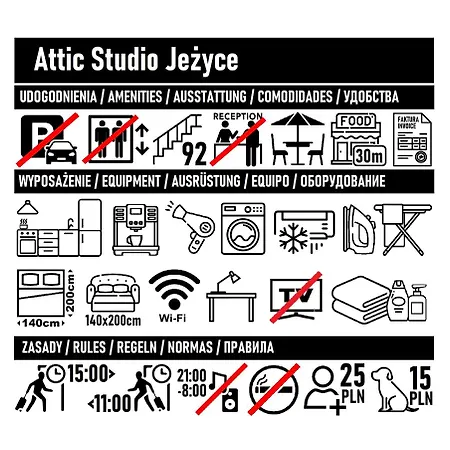 Attic Jezyce Apartment