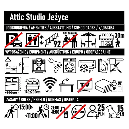 Apartment Attic Jezyce *